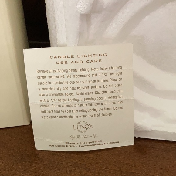 Lenox ⭐️ Forevermore Heart Tealight - Picture 5 of 6